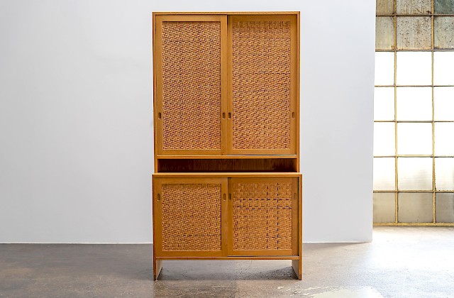 Oak and Rattan Cabinet - Hans Wegner