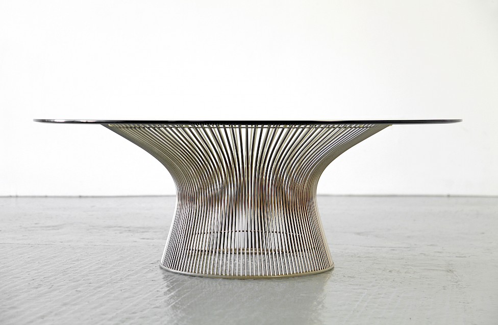 Circle Glass Coffee Table / Couchtisch by Warren Platner for Knoll International 1966_2