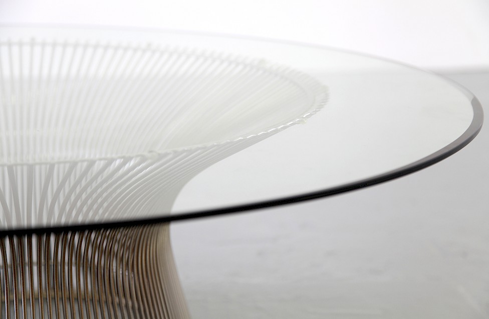 Circle Glass Coffee Table / Couchtisch by Warren Platner for Knoll International 1966_Gallery