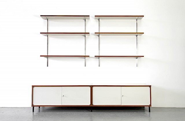Mid Century Modern Sideboard and Wall Unit Model M 125 by Hans Gugelot for Bofinger 1957_Gallery