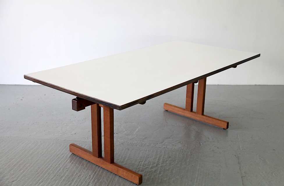 Extendable Oak and Formice Dining Table / Esstisch by Hans J. Wegner for Getama - Made in Denmark_Gallery