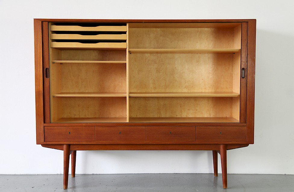 Danish Modern Teak Highboard by Arne Vodder produced by Sibast - Made in Denmark_1