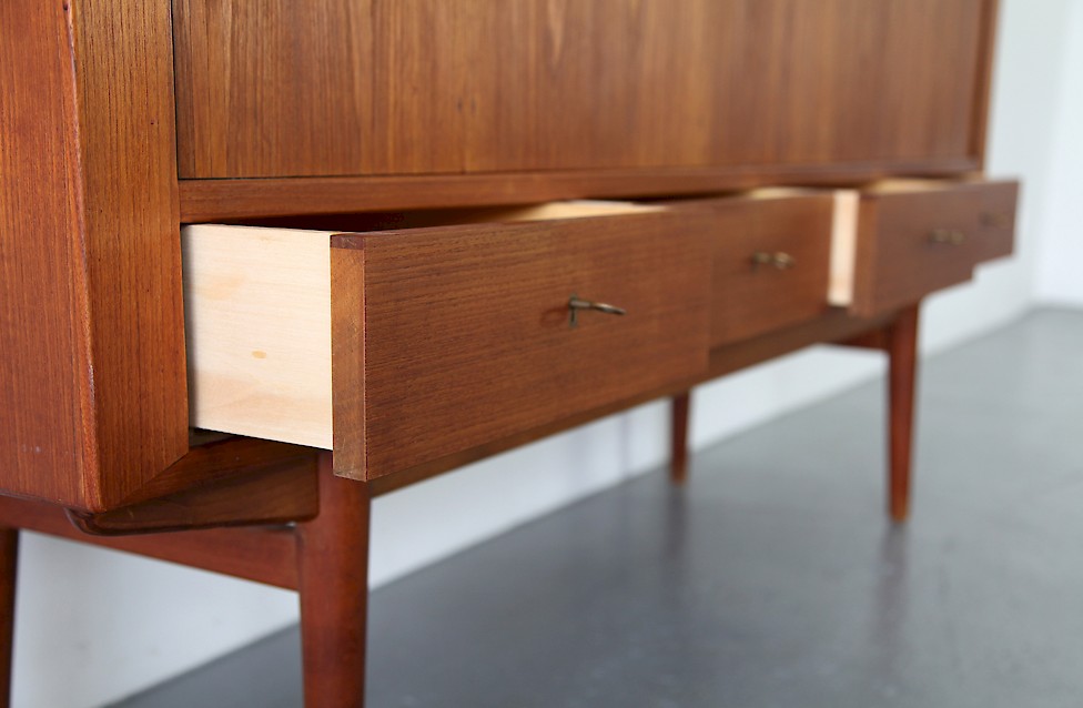 Danish Modern Teak Highboard by Arne Vodder produced by Sibast - Made in Denmark_3