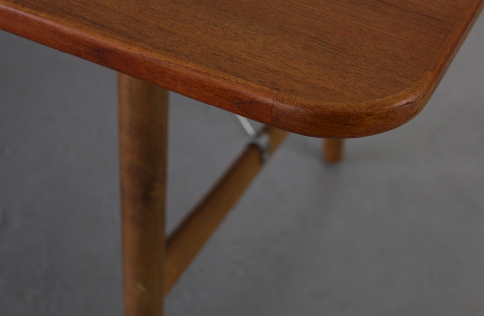 Teak and Oak Dining Table  "Hunting Table" Mod. 158 / Esstisch by Børge Mogensen for Søborg - Made in Denmark_4