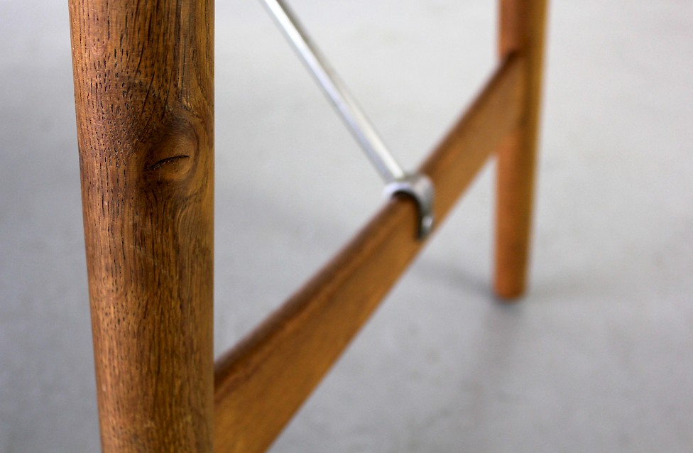 Teak and Oak Dining Table  "Hunting Table" Mod. 158 / Esstisch by Børge Mogensen for Søborg - Made in Denmark_1