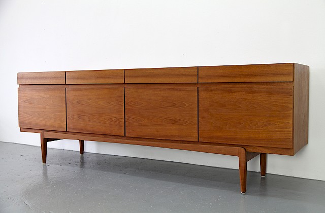 Danish Modern Teak Sideboard Mod. 66 by Ib Kofod-Larsen for Faarup - Made in Denmark_Gallery