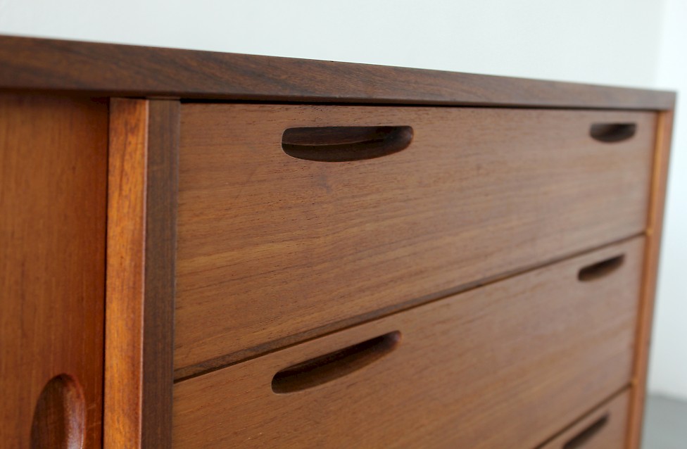 Danish Modern Teak Credenza / Sideboard by Ib Kofod Larsen - Made in Denmark_Gallery