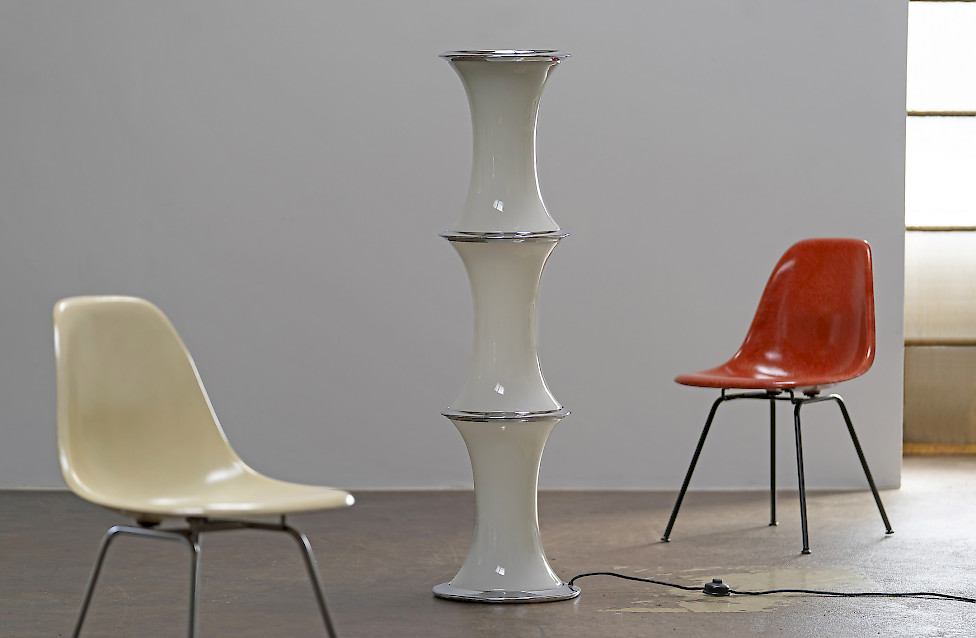 Enrico Tronconi - "Bamboo" Floor Lamp