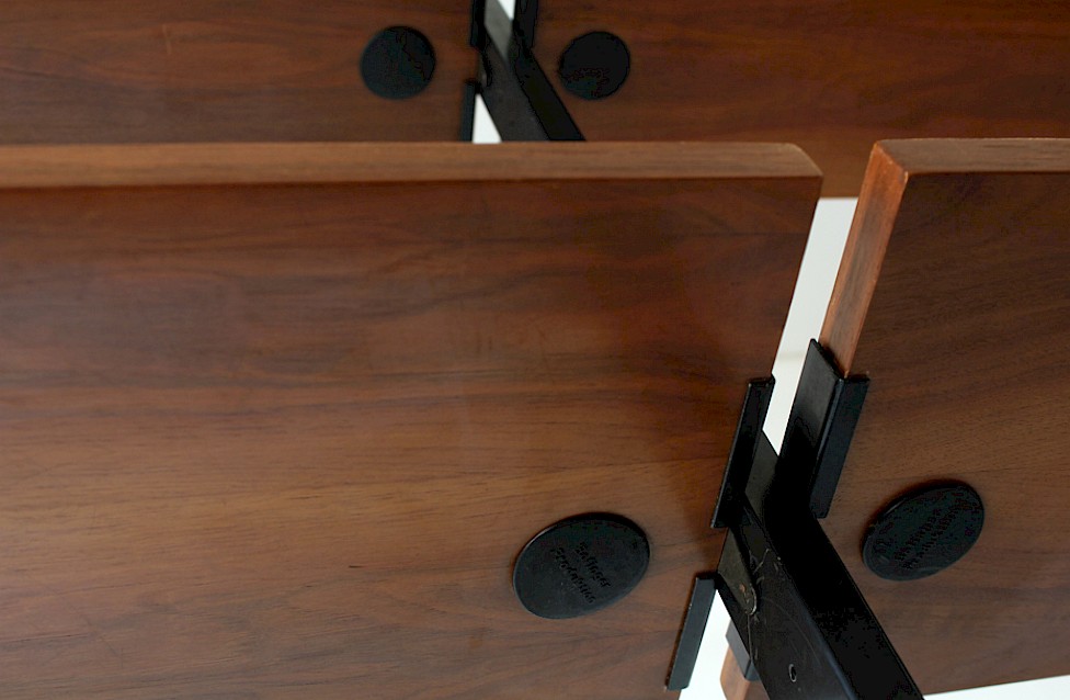 Mid Century Modern Walnut Standing System / Shelf by Ulrich P. Wieser for Bofinger_10