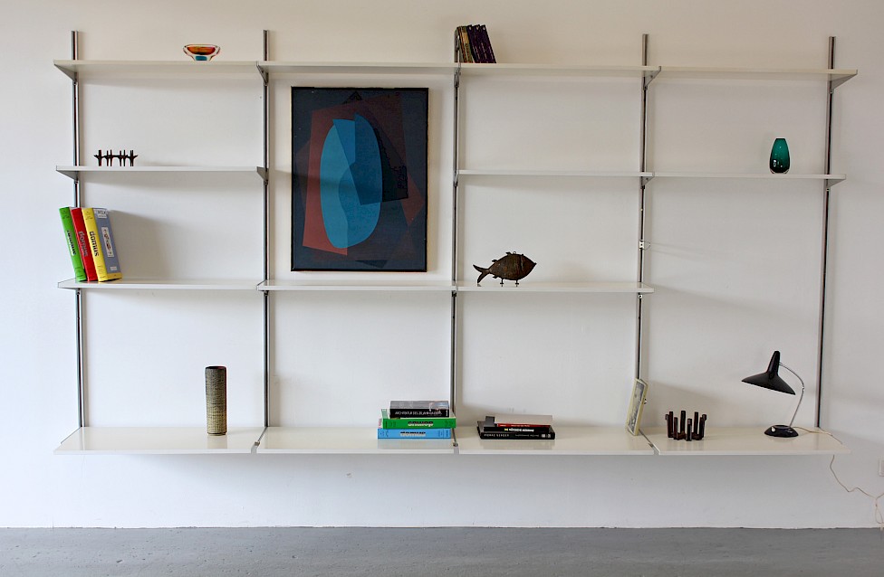 Mid Century Modern Shelving System / Wall Unit Model CSS by George Nelson for Herman Miller 1957_1