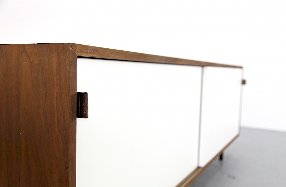 Design Classic Walnut and Formica Sideboard by Florence Knoll for Wohnbedarf_Switzerland_Gallery