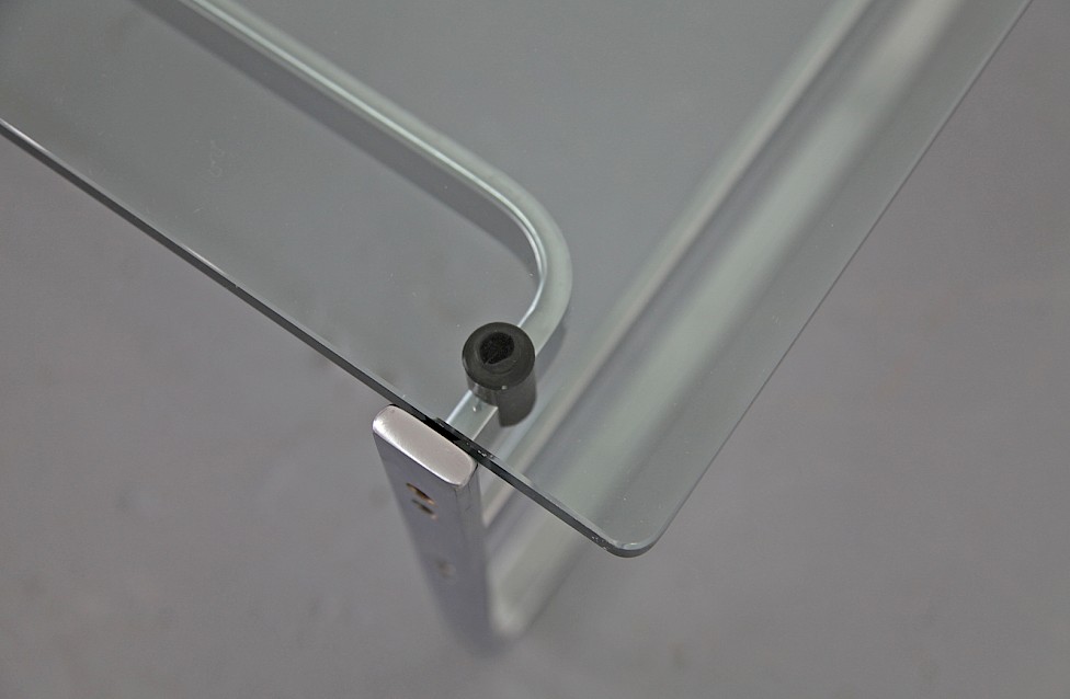 Side Coffee Table / Couchtisch Chrome and Glass Model Fabricius 710 by Preben Fabricius for Walter Knoll_Gallery