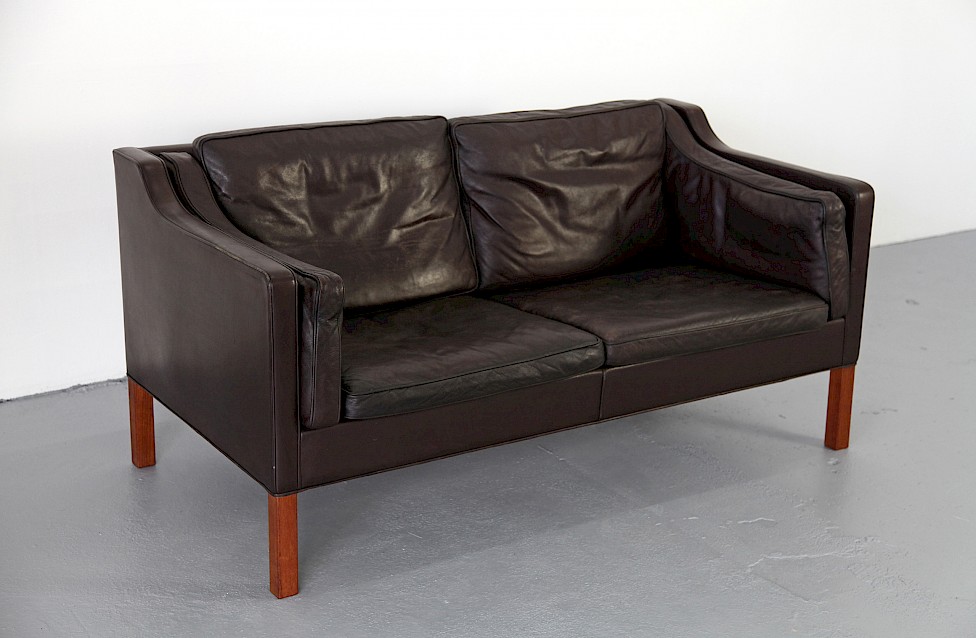 Two-seater sofa by Børge Mogensen, model 2212 Fredericia Stolefabrik, Denmark