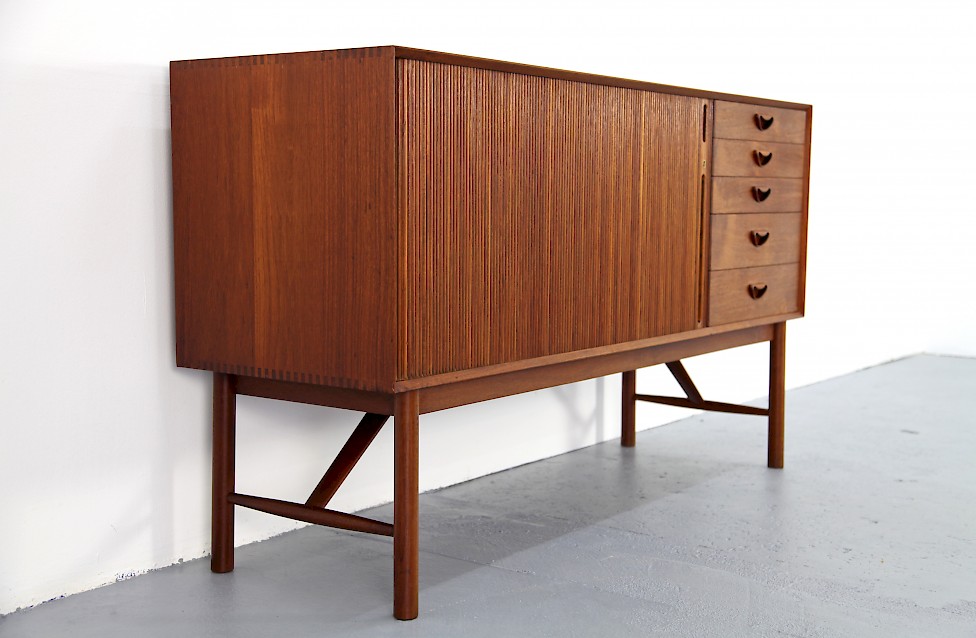 Danish Modern Teak Sideboard by Peter Hvidt and Orla Molgaard Nielsen for Søborg Møbelfabrik - Made in Denmark_4