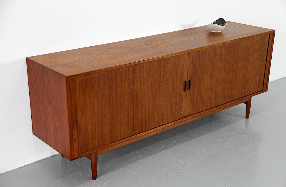Arne Vodder Credenza With Louvered Doors Adore Modern