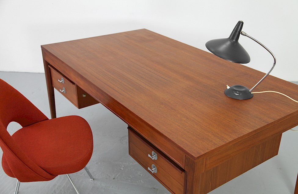 Danish Design Classic Finn Juhl Diplomat Writing Desk by France & Søn - Made in Denmark_8