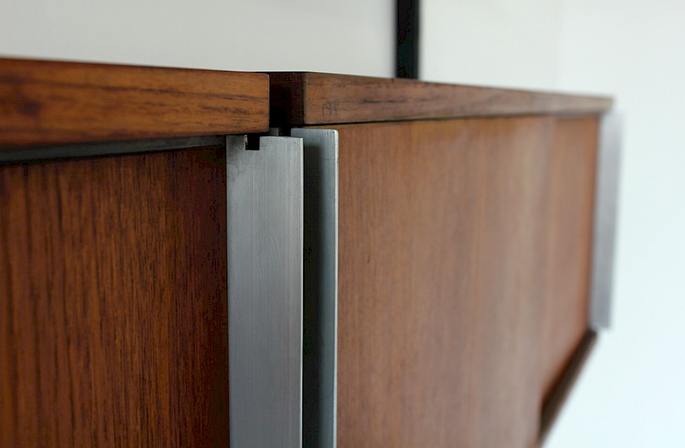 Wall Unit / Standing System Teak by Ico Parisi for MIM Roma - Made in Italy_8