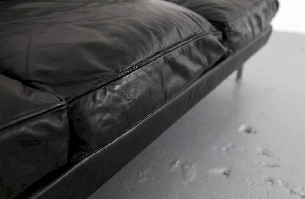 Mid Century Modern Real Leather Seating Group Model Loose Cushion by George Nelson for Herman Miller_5