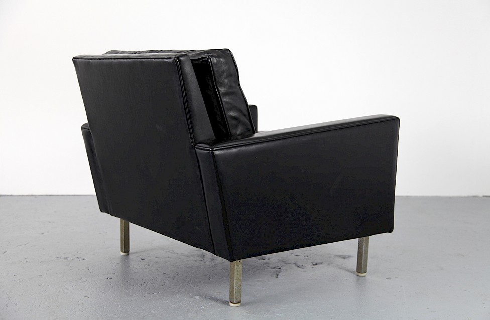 Mid Century Modern Real Leather Seating Group Model Loose Cushion by George Nelson for Herman Miller_8