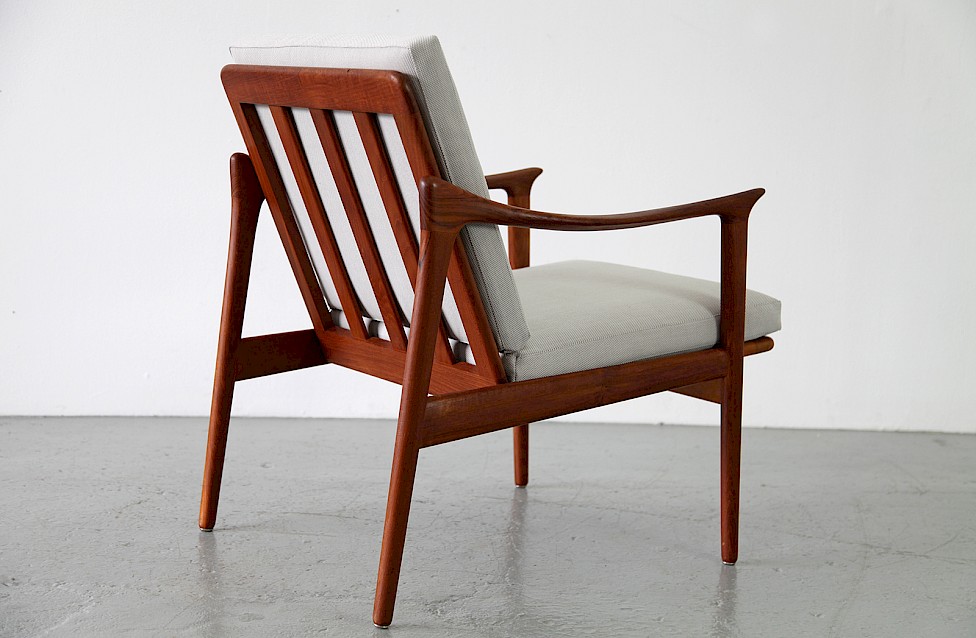 Teak Easy Chair Model 563 von Frederik Kayser für Vatne Lenestolfabrikk - Made in Norway_6