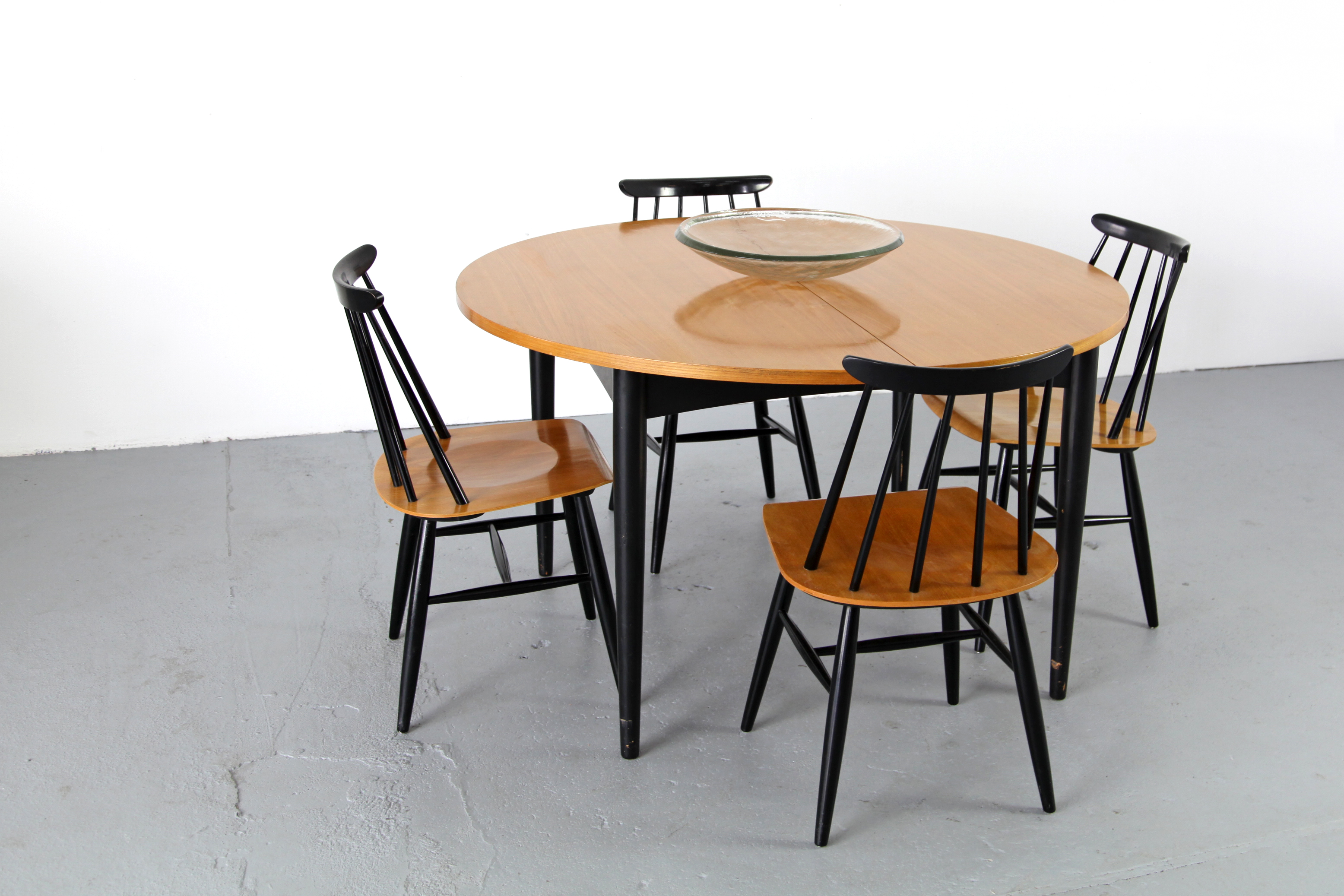 Extendable Dining Table by Ilmari Tapiovaara for Asko - Made in Finland_7