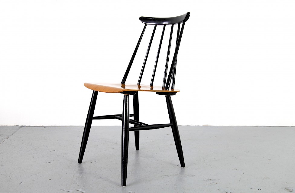 6 Dining Chairs / Stühle model Fanett by Ilmari Tapiovaara for Asko 1949 - Made in Sweden_6