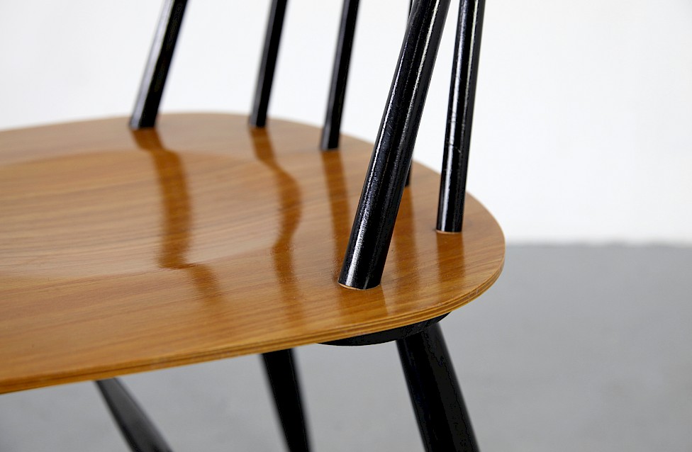 6 Dining Chairs / Stühle model Fanett by Ilmari Tapiovaara for Asko 1949 - Made in Sweden_7