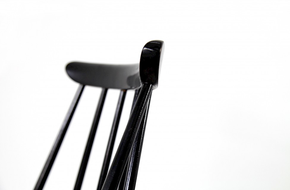 6 Dining Chairs / Stühle model Fanett by Ilmari Tapiovaara for Asko 1949 - Made in Sweden_9