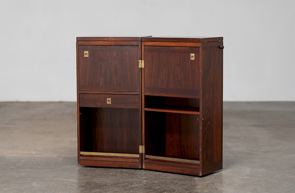 Palisander Captains Bar Schrank