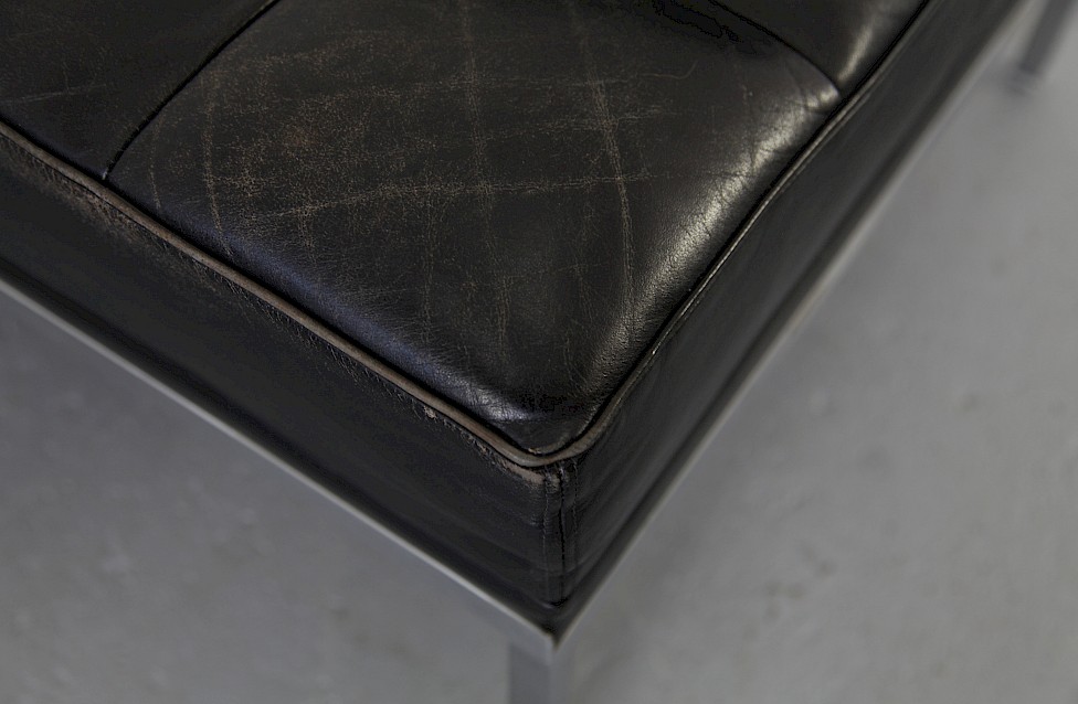 Mid Century Modern Real Leather Lounge Chair Model Constanze by Johannes Spalt for Wittman - Made in Germany_5