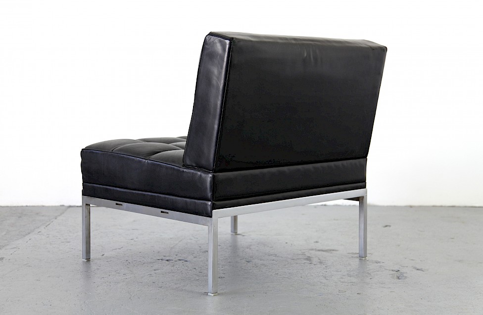 Mid Century Modern Real Leather Lounge Chair Model Constanze by Johannes Spalt for Wittman - Made in Germany_6