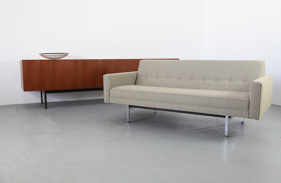 Two Seater Sofa by George Nelson for Herman Miller with new upholstery Mid Century Modern_3