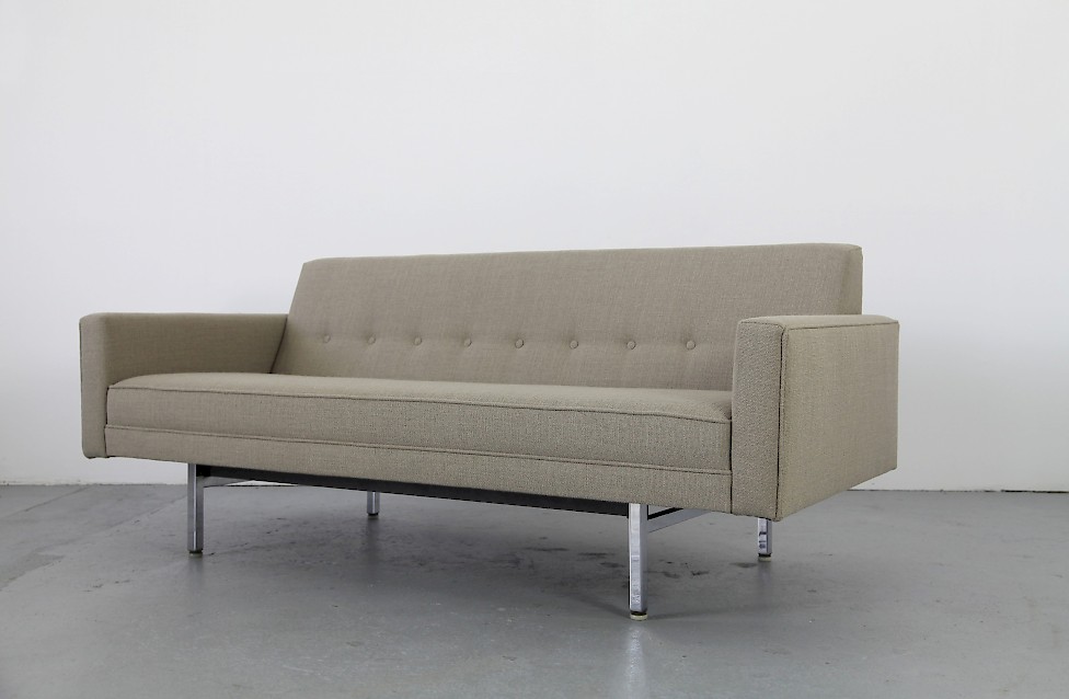 Two Seater Sofa by George Nelson for Herman Miller with new upholstery Mid Century Modern_10