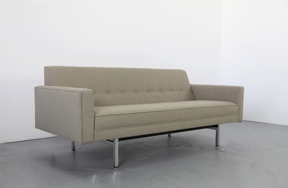 Two Seater Sofa by George Nelson for Herman Miller with new upholstery Mid Century Modern_8