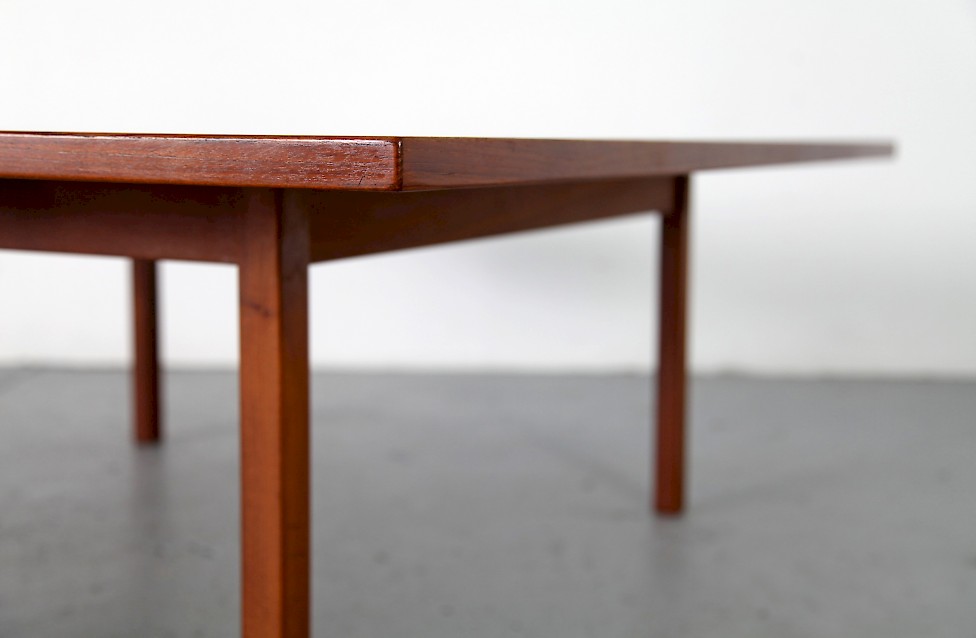 Huge Teak Wood Coffee Table by Hans J. Wegner for Andreas Tuck Denmark 1960 Danish Modern_3