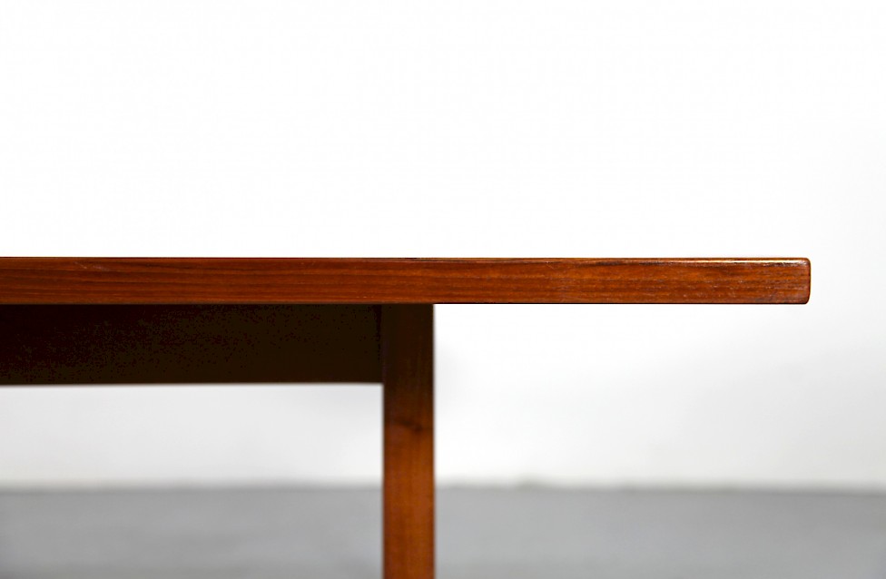 Huge Teak Wood Coffee Table by Hans J. Wegner for Andreas Tuck Denmark 1960 Danish Modern_7