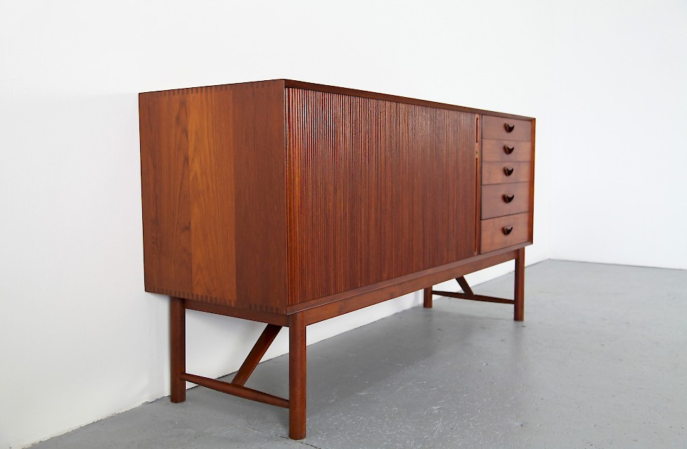 Danish Modern Teak Sideboard by Peter Hvidt and Orla Molgaard Nielsen for Soborg Mobelfabrik Denmark_6