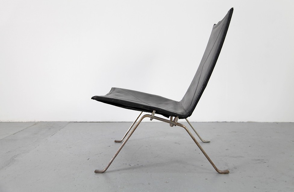 Leather Easy Chair Mod. PK22 by Poul Kjaerholm Adore Modern