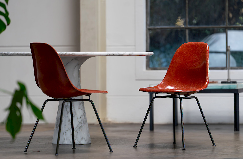 Charles & Ray Eames - Terracotta Side Chairs