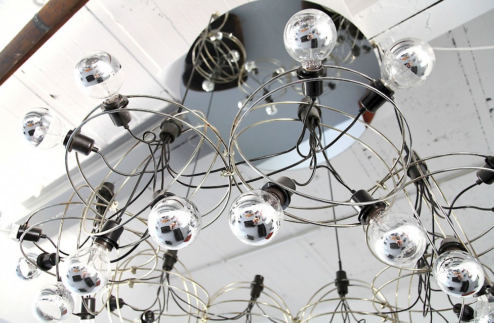 "Cirkels Mobile" Lamp by W. Leeman