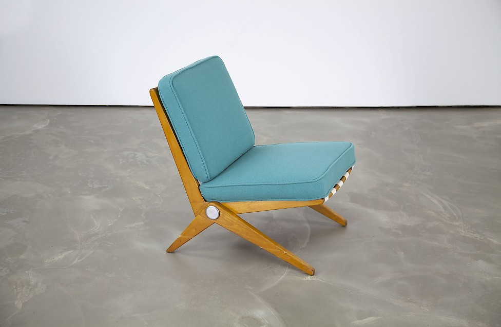 Pierre jeanneret scissor chair clearance