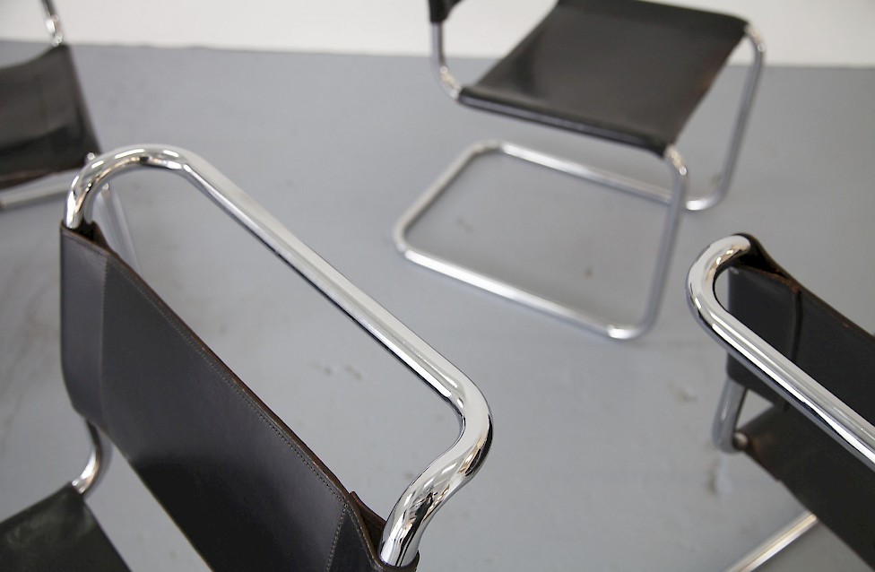 Four Bauhaus Chairs S33 by Mart Stam