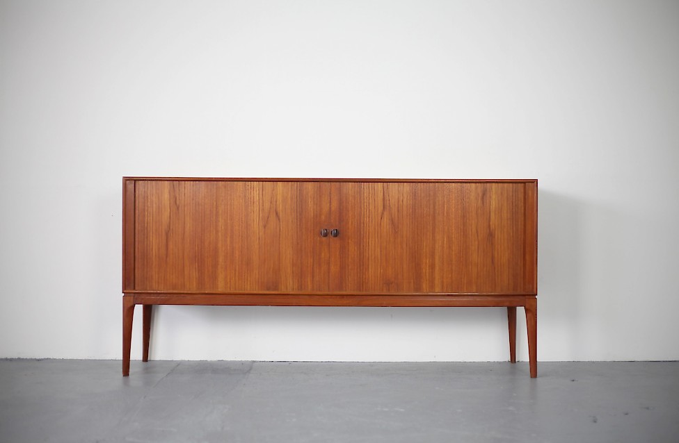 Teak Sideboard with Tambour Doors