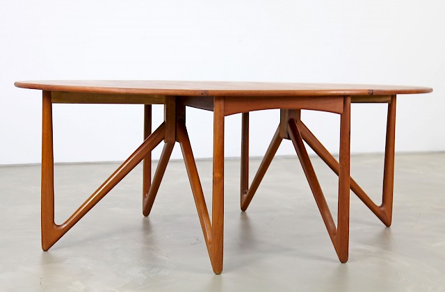 Drop-Leaf Table by Kurt Østervig