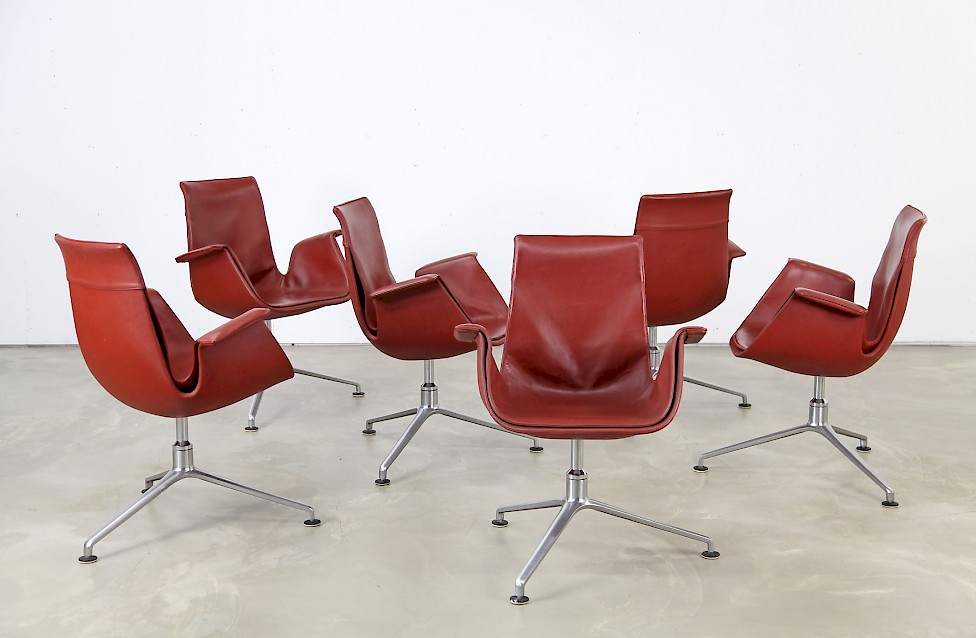 Fabricius/Kastholm - Six Tulip Chairs