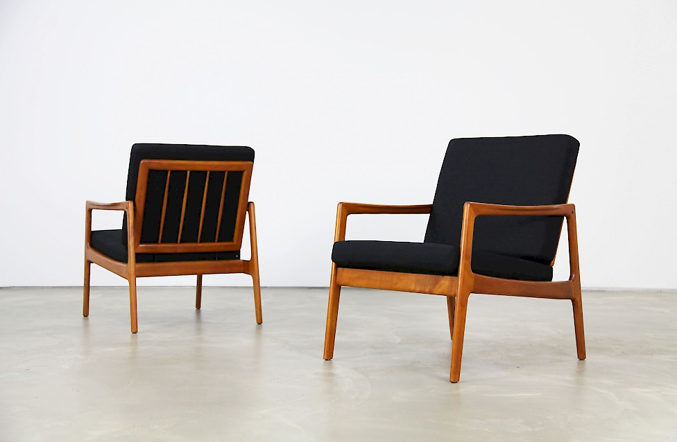 Set of Two Danish Modern Easy Chairs