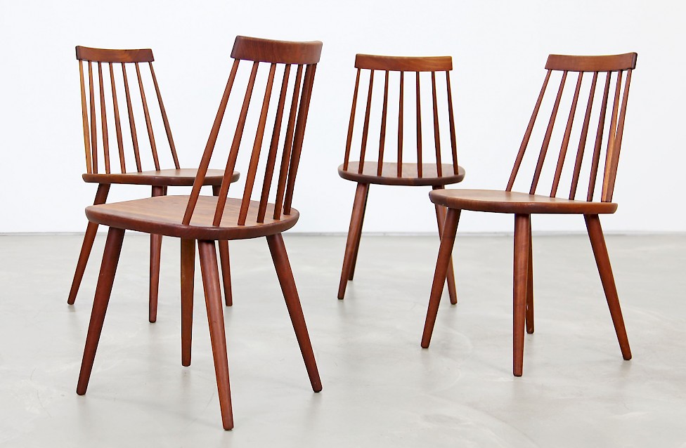 Set of four Teak Chairs