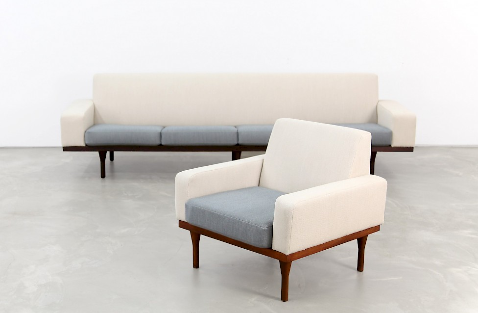 Four-Seat Sofa and Lounge Chair