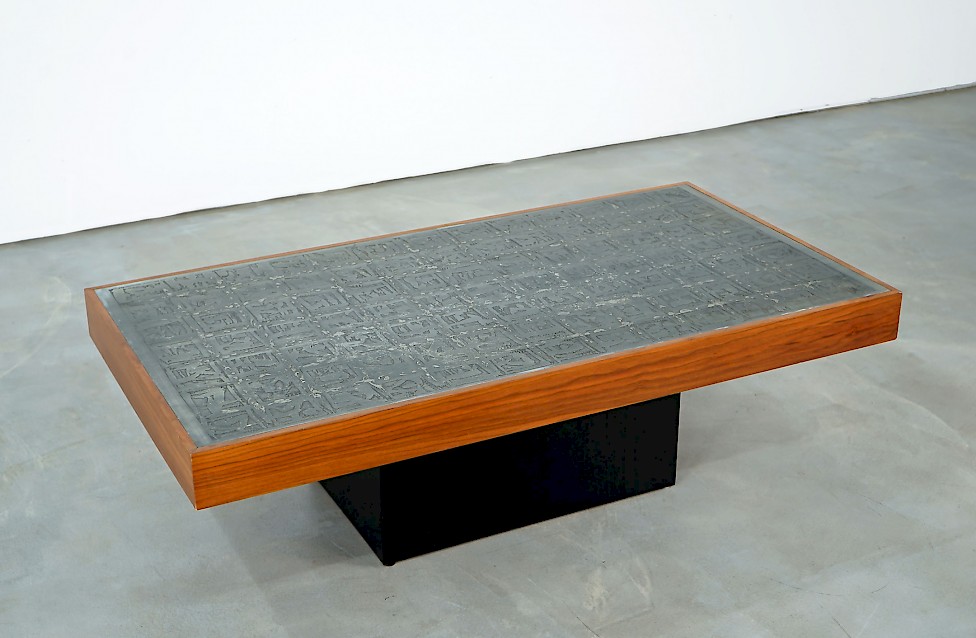 Coffee table by Wilfried Redeker