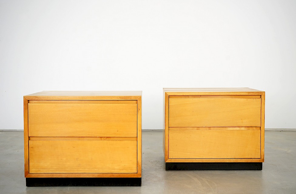 Two Nightstands by Helmut Magg